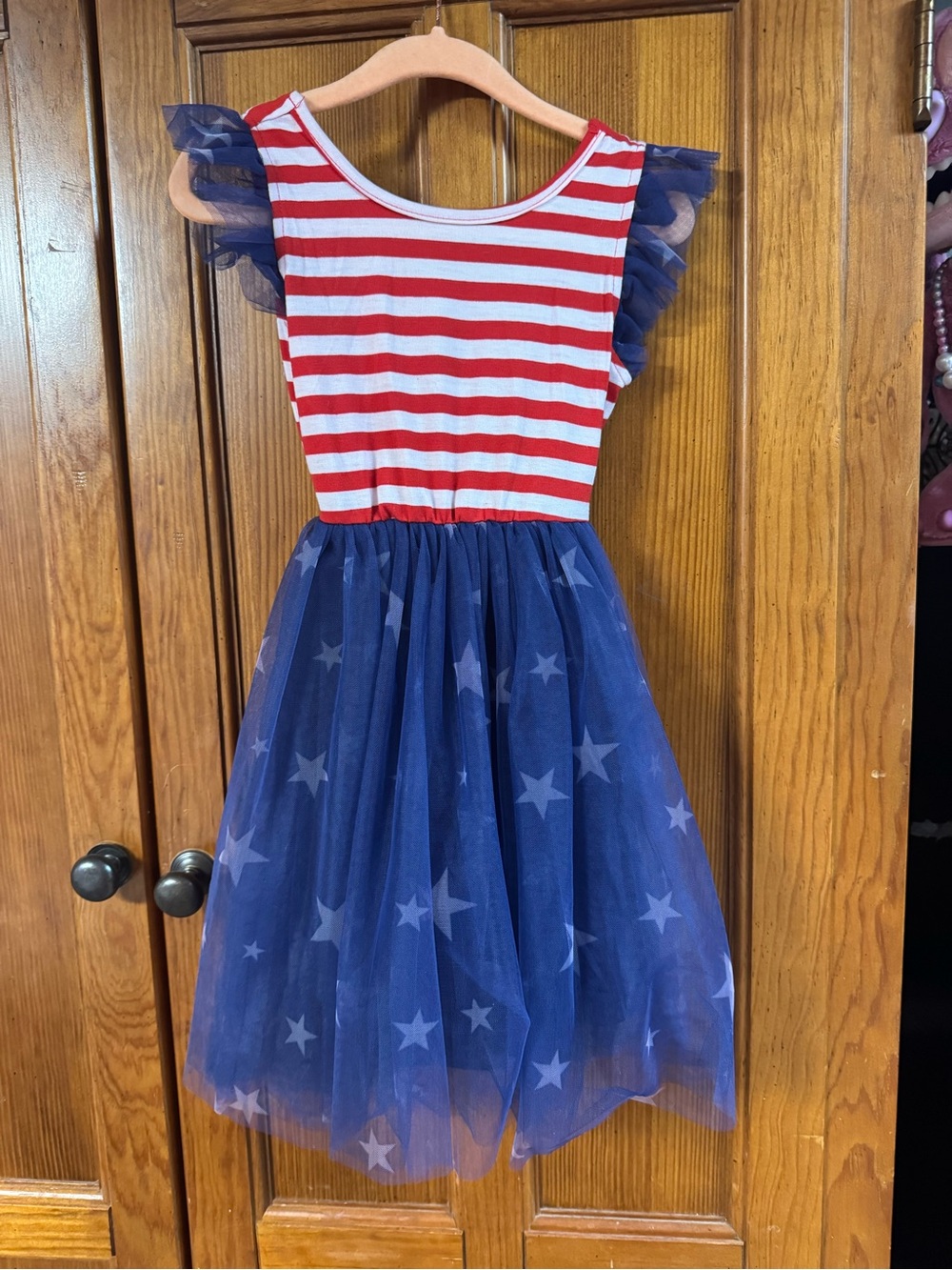 Brand New American Flag Girl Dress